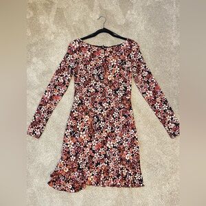 Guess Floral Long Sleeve Dress